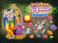 ヒンドゥー神のクリシュナ・ジャンマシュタミ・ジグソーパズル Screen Shot 0