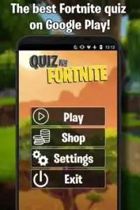 Quiz game for Fortnite Screen Shot 0