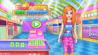 High School Girls Shopping: Cash register game Screen Shot 0