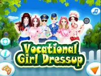 Dress up games for girls - Vocational Girl Screen Shot 0