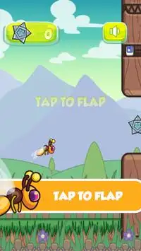 Flappy Bee: Honey Wings Screen Shot 1