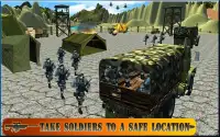Real Drive Army Check Post Truck Transporter Screen Shot 0