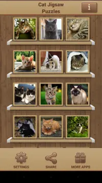 Juegos de Rompecabezas Gatos Screen Shot 0