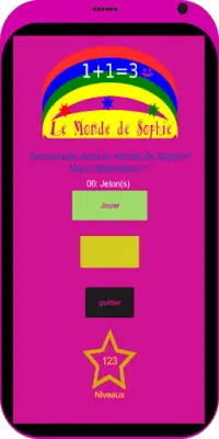 Le Monde de Sophie (Calcules Rapides) Screen Shot 0