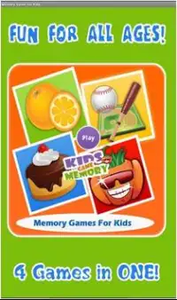 Memory Games For Kids Free Screen Shot 1