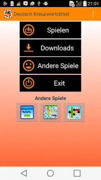 German Crossword Puzzles Free Screen Shot 0