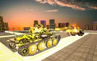 US Army Robot Transform Tank War Screen Shot 2