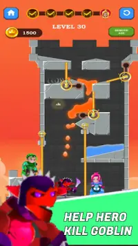 Hero Rescue Princess - Pull Him Out:Pin Puzzle Screen Shot 2