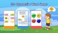 Kindergarten kids Learn Rhyming & Sight Word Games Screen Shot 1