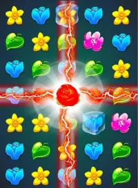 꽃의 꽃 게임 : 컬러 매치 꽃 게임 무료 Screen Shot 2