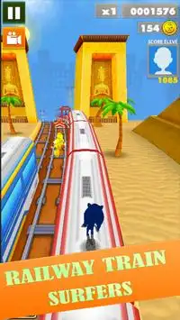Sonic Subway Speed Fever: Rush, Dash, Boom, Run 3D Screen Shot 4