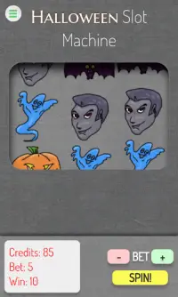 Halloween Slot Machine Screen Shot 0