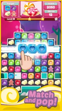 Candy Safari - 2019 Match-3 Puzzle Game Screen Shot 0