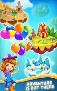 Balloon Burst Paradise: Free Match 3 Games Screen Shot 2