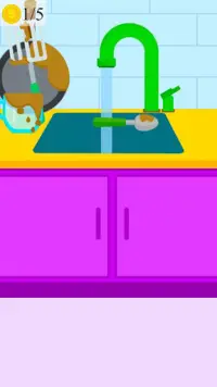 キッチン クリーニングゲーム Screen Shot 0