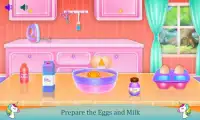 ユニコーン食品 - 甘い虹のケーキのベーカリー Screen Shot 3