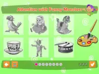 Attention with Funny Monsters Screen Shot 3