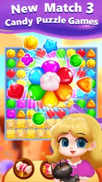 Candy Sweet Bee Puzzle Game Screen Shot 1
