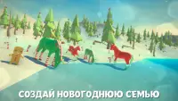 🎅🦄 Рождественский Единорог Симулятор Семьи Screen Shot 1