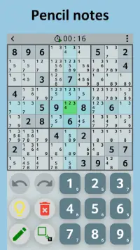 Sudoku - ऑफ़लाइन सुडोकू पहेली Screen Shot 1