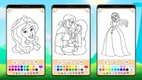 Princess Coloring Game Screen Shot 5