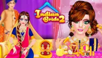 Royal Indian Doll 2 Wedding Salon Marriage Rituals Screen Shot 0
