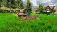 Simulador de agricultura de aldeia 2018: trator ag Screen Shot 1