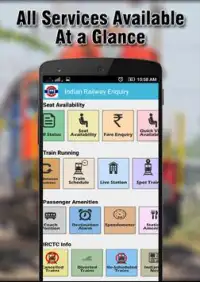 Indian Railways Enquiry Screen Shot 1