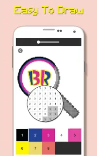 Logo Brand Color By Number - Pixel Art Screen Shot 4