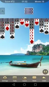 스파이더 카드 놀이 : 매일의 도전과 일치 Screen Shot 3