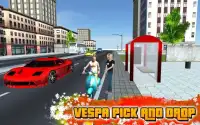Fahrrad Taxifahrer 3D Screen Shot 1