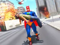 Bat Rope Hero City Rescue Game Screen Shot 5