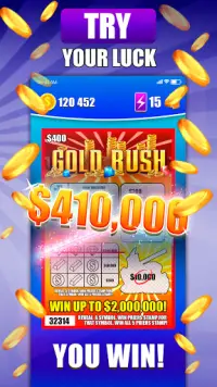 Lottery Scratchers Scratch Off Screen Shot 1