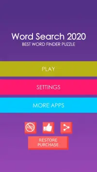 Word search 2020 - word search game Screen Shot 3