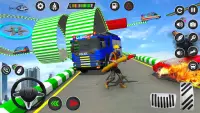 American Fire Truck Stunt Game Screen Shot 2