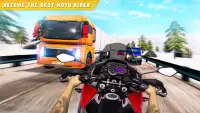 Extreme Highway Traffic Bike Race : Moto Racing Screen Shot 0