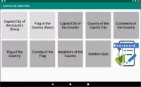 Countries, Capital cities, Continents, Flags Quiz Screen Shot 16