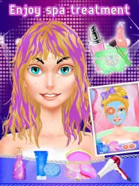 Superstar Dress Up, Makeover & Salon - Free Games Screen Shot 1