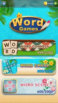 Word Games(Cross, Connect, Search) Screen Shot 0