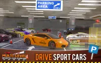 Mehrstufiger Sportwagen-Parkplatz simulator 2019 Screen Shot 18