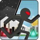 Stickman Day & Night Runner