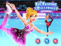 Eislaufen Ballerina: Anzieh & Makeup Girl Spiel Screen Shot 0