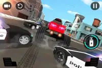 Police Chase Monster Truck in City Screen Shot 2