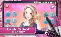 Funny Lady: Makeup Game Screen Shot 2