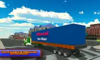 Mineral Water Delivery Truck & City Transport Screen Shot 0