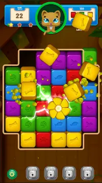 Kitty Blocks - Match 3 Puzzles Screen Shot 2