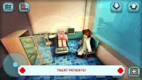مستشفى كرافت: طبيب ألعاب محاكاة والتعمير Screen Shot 0