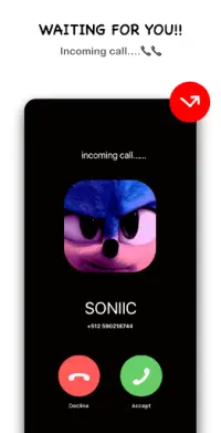 blue soniic 📞 Video Call   Chat & Live Video Screen Shot 3