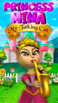 Princess Mina - My Talking Cat Screen Shot 0
