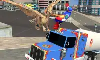 Flying Dragon Robot vs Grand Superheroes Battle Screen Shot 2